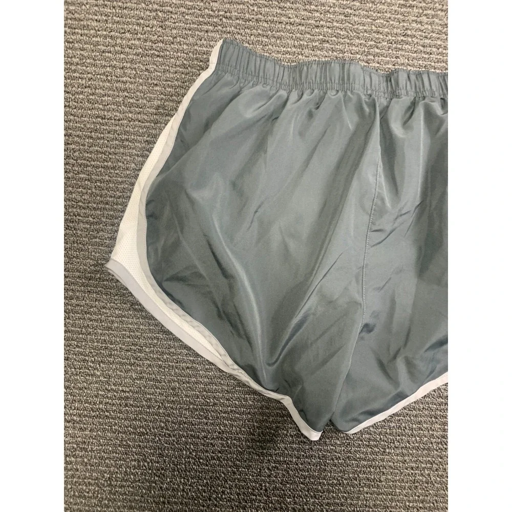 Nike Michigan State Spartans Running Shorts Womens Large Gray NCAA Dri-FIT Lined